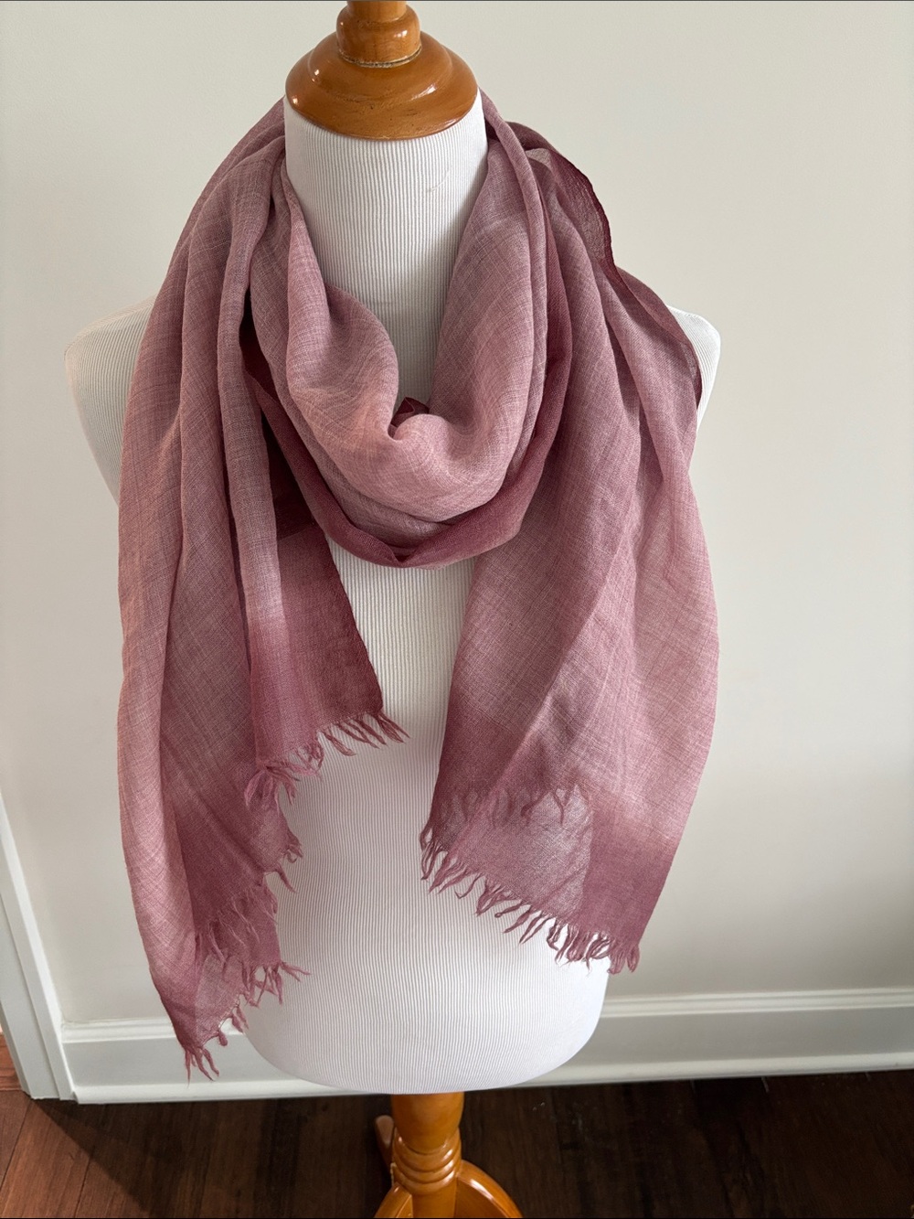 J Jill Wool Silk Blend Ombré Scarf